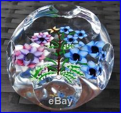 John Deacons St Kilda Stk Floral Bouquet Lampwork Millefiori Paperweight