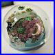 Josh-Simpson-Inhabited-Planet-Art-Glass-Paperweight-2001-3-Inches-dia-NICE-01-eges