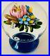 KEN-ROSENFELD-Exquisite-Bouquet-Flower-Art-Glass-PAPERWEIGHT-On-Base-2003-01-vwb