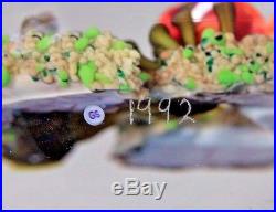LARGE Exquistie GORDON SMITH Colorful CLOWN FISH Art Glass AQUARIUM Paperweight
