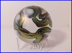 LOTTON STUDIOS a Dazzling Vintage Signed Lagastee 2017 Art Glass Paperweight