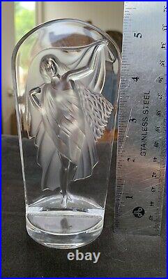 Lalique Society Of America 1990 Hestia Paperweight Statuette Gorgeous with BOX