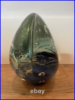 Large Art Glass Sculptural Paperweight by Robert Eickholt 1998