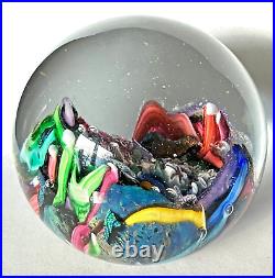 Large DOUG SWEET Art Glass Millefiori Paperweight