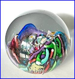 Large DOUG SWEET Art Glass Millefiori Paperweight