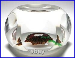 Large Faceted Baccarat Limited Edition Fruit Basket Paperweight