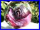 Large-Lovely-EICKHOLT-ART-GLASS-MAGENTA-WHITE-PAPERWEIGHT-3-75-Signed-1996-01-kbk