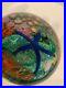 Large-PETER-RAOS-Vibrant-PACIFIC-CORAL-REEF-Aquarium-Art-Glass-PAPERWEIGHT-2000-01-mygl