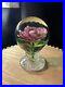 Large-Pink-Rose-Art-Glass-Pedestal-Paperweight-5-5-Heavy-over-2-Lbs-Unsigned-01-ihze