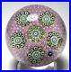 Large-St-Louis-1972-Ltd-Ed-Pink-Carpet-Ground-Paperweight-Millefiori-Clusters-01-fc