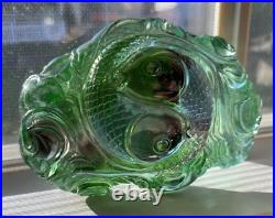 Liuli Gongfang Crystal Art Glass Paperweight, Limited Edition