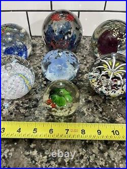 Lot of 7 Vintage Murano Italy Helwig Art Glass Variety Unsigned