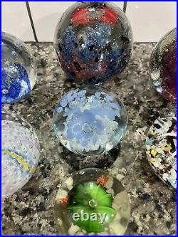 Lot of 7 Vintage Murano Italy Helwig Art Glass Variety Unsigned