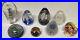 Lot-of-8-Gorgeous-Vintage-Handblown-Glass-Paperweights-Various-Size-Rare-Vintage-01-lq