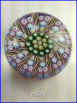 Lovely Perthshire Paperweight Twisted Canes and Tight Pack Limited Edition