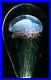 Magnificent-RICK-SATAVA-Blue-MOON-JELLYFISH-Art-Glass-PAPERWEIGHT-with-Base-7-8-01-cd