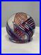 Mark-Matthews-Orange-Purple-Blue-Swirled-Small-Art-Glass-Paperweight-Signed-2-01-uay