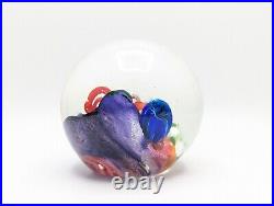 Michael Jennings Art Glass Paperweight Ocean Under The Sea Barnacles Coral