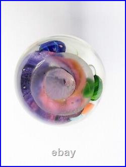 Michael Jennings Art Glass Paperweight Ocean Under The Sea Barnacles Coral