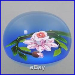 Modern Baccarat Paperweight 1994 Magnolia Limited Edition
