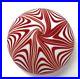 Murano-Art-Glass-Venetian-Paperweight-Red-White-Stripes-Hand-Made-In-Italy-3-5-01-bnhs