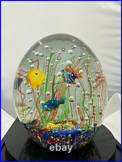 Murano Glass Fish Aquarium Egg 6