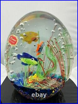 Murano Glass Fish Aquarium Egg 6