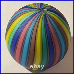 Murano Satin Glass Paperweight by Fratelli Toso