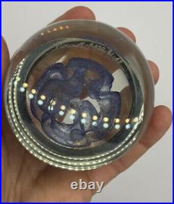 NEUROT Signed Paperweight Numbered Art Glass