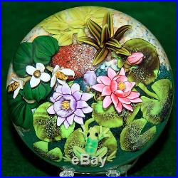 NEW! Cathy RICHARDSON Water's Edge Paperweight Studio Art Glass Paperweight