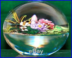 NEW! Cathy RICHARDSON Water's Edge Paperweight Studio Art Glass Paperweight