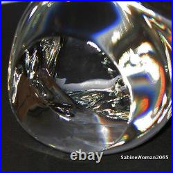 NEW in BOX STEUBEN glass RARE CHIPMUNK crystal I heart U Alvin squirrel MCM art