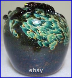 Opal Art Glass Paperweight Sphere Scorpion Johnny Camp 2006 Forbidden Fruit