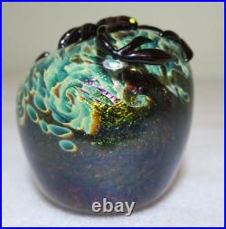 Opal Art Glass Paperweight Sphere Scorpion Johnny Camp 2006 Forbidden Fruit