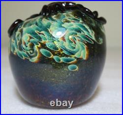 Opal Art Glass Paperweight Sphere Scorpion Johnny Camp 2006 Forbidden Fruit