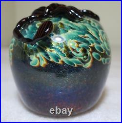 Opal Art Glass Paperweight Sphere Scorpion Johnny Camp 2006 Forbidden Fruit