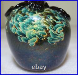 Opal Art Glass Paperweight Sphere Scorpion Johnny Camp 2006 Forbidden Fruit