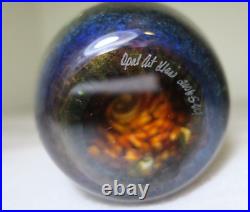 Opal Art Glass Paperweight Sphere Scorpion Johnny Camp 2006 Forbidden Fruit