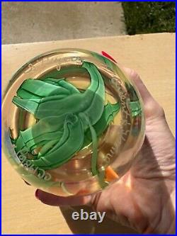 Orient & Flume Art Glass Butterfly Vase-Scott Beyers, Paperweight