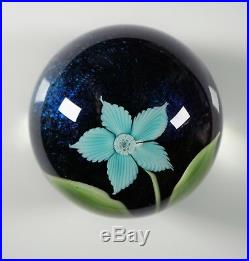 Orient & Flume Art Glass Paperweight 1978 Flower