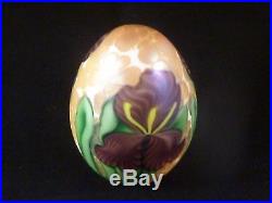 Orient & Flume Golden Iris Egg Paperweight Ed Alexander 232/250 LE EC