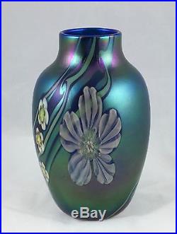 Orient & Flume Iridescent Blue Vase