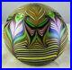 Orient-Flume-Pulled-Feather-Studio-Art-Glass-Paperweight-1978-Elaborate-Multic-01-mxuh