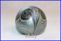 Orient & Flume Signed Paperweight 1977 Art Glass