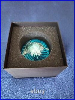 Paperweight Cresting Wave Art Glass Environmental Series Signed Blown Glass