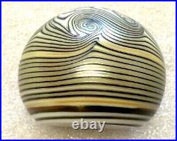 Paperweight Steve Smyers Art Glass Iridescent Northern Star'76 J201 Signed