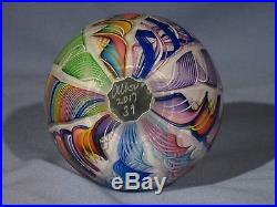 Paperweights Contemporary Art Glass Alloway 3.45inch Dichroic End of Day #39