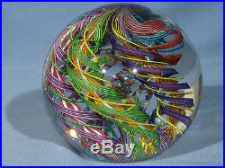 Paperweights Contemporary Art Glass James Alloway 3.08 inch Quadmania #355
