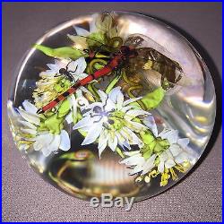 Paul Stankard Paperweight Homage to Nature Botanical Ants Damselfly Dragonfly &c