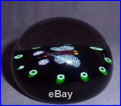 Paul Ysart Style Paperweight Dragonfly Paperweight Rare Signed PY In Cane C. 1975